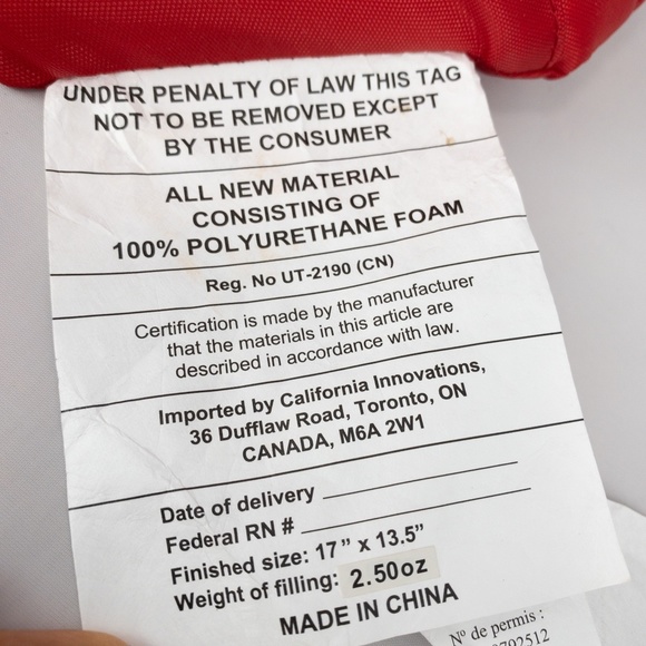 Lava Seat by Arctic Zone Heatable Seat Cushion Patented MicroCore Red - Picture 5 of 11